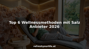 Eine Frau genießt entspannte Momente in einem wohltuenden Salzraum.